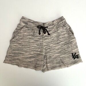 Young LA Grey Sweatshorts, Young LA Womens Shorts, Gray Drawstring Loungewear U8
